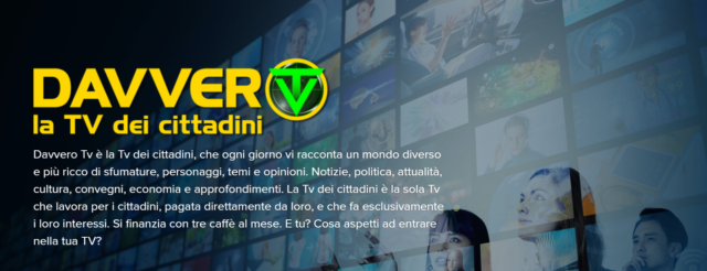DTT. DAVVERO TV DOPO LOMBARDIA, PIEMONTE, LAZIO ARRIVA IN VENETO ED EMILIA ROMAGNA. MA NON CI SI FERMA QUI: ALLO STUDIO LO SVILUPPO ANCHE IN ALTRE REGIONI