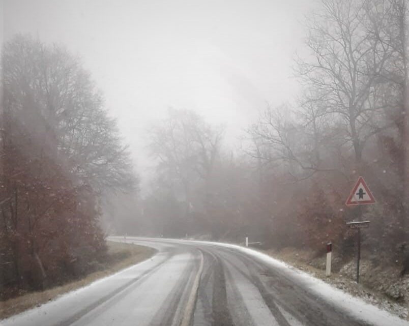 MALTEMPO, NEVICA SU ZONE COLLINARI ORVIETANO, ATTIVATI INTERVENTI PROVINCIA SU RETE VIARIA