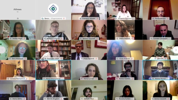 BORSE DI STUDIO BANCA CENTRO, CERIMONIA VIRTUALE PER 26 STUDENTI