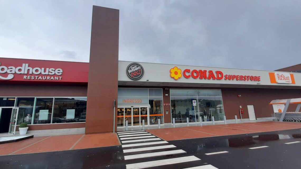 APRE A PERUGIA IN ZONA PIAN DI MASSIANO UN NUOVO SUPERSTORE CONAD