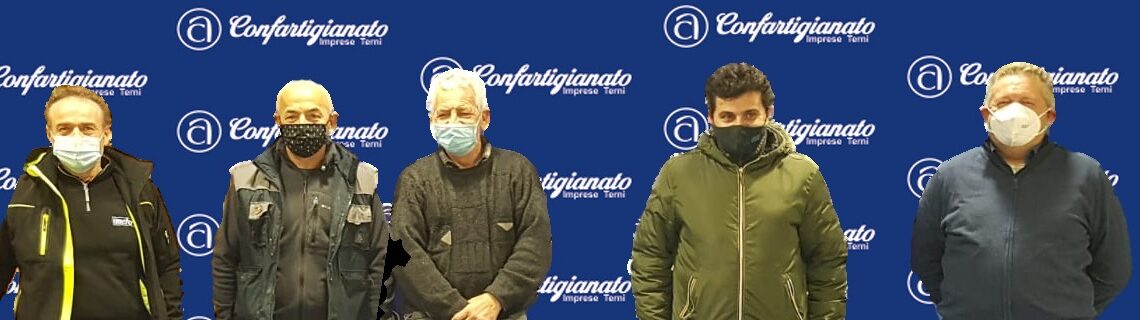 RINNOVO CARICHE IN CONFARTIGIANATO IMPRESE TERNI.  ELETTI PRESIDENTE E DIRETTIVO DELLA CATEGORIA  “TERMOIDRAULICI”
