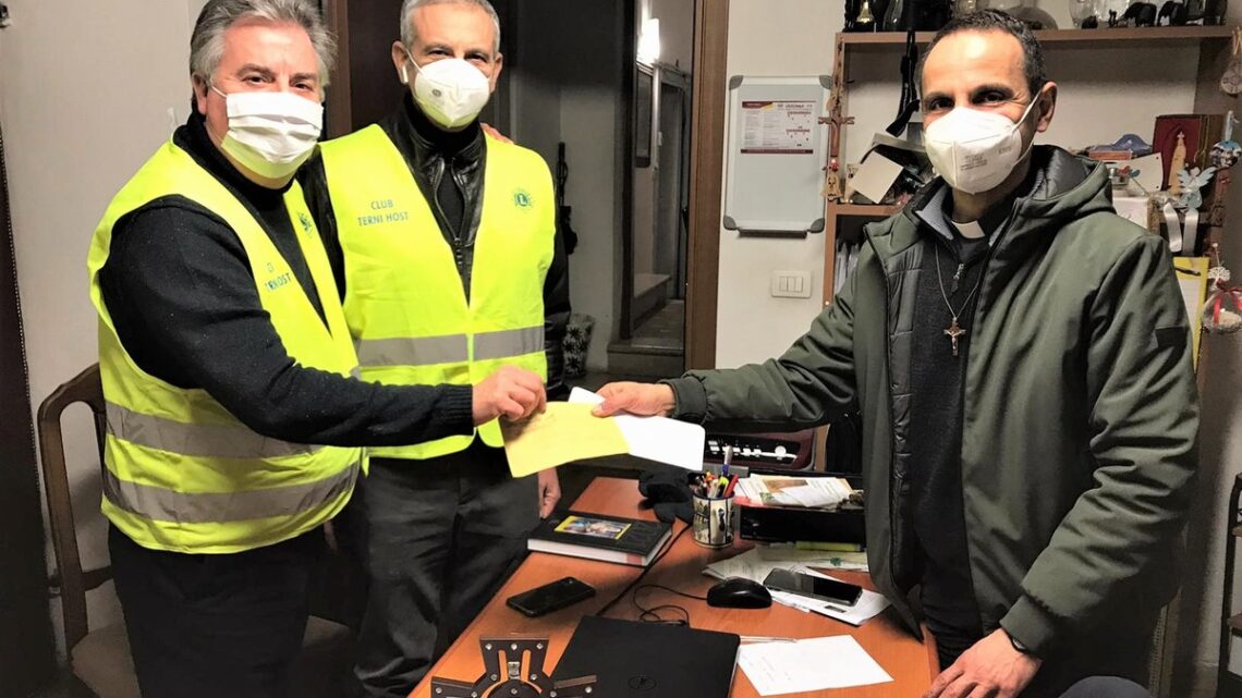 LIONS CLUB TERNI HOST SOSTIENE LA PARROCCHIA DI ‘SANTA MARIA DEL RIVO’