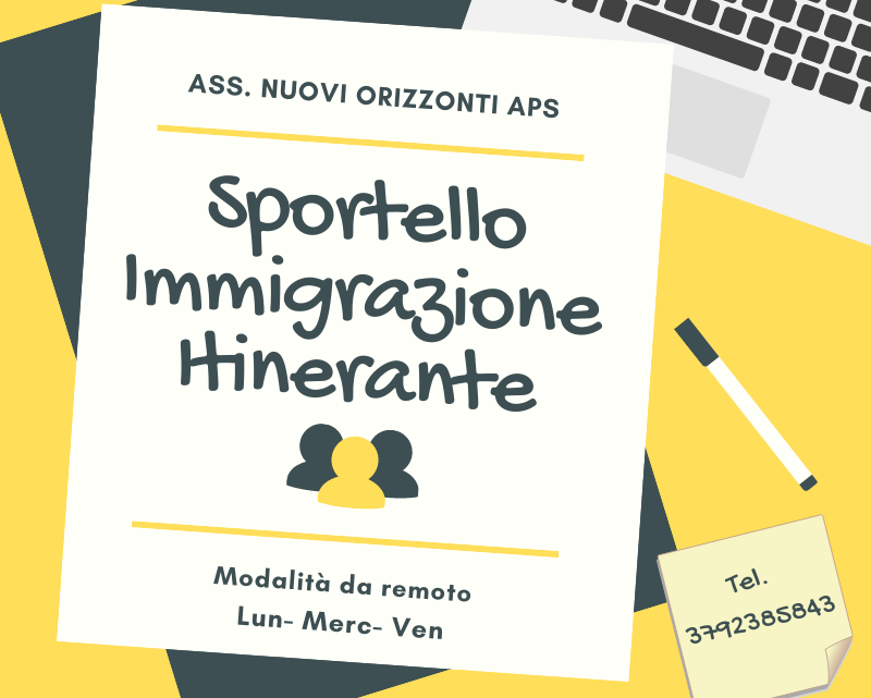 NUOVI ORARI DELLO SPORTELLO INFORMATIVO PER L’IMMIGRAZIONE DELLA ZONA SOCIALE N. 12