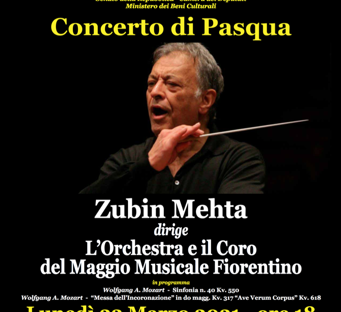 CONCERTO DI PASQUA DI RAI 1 2021