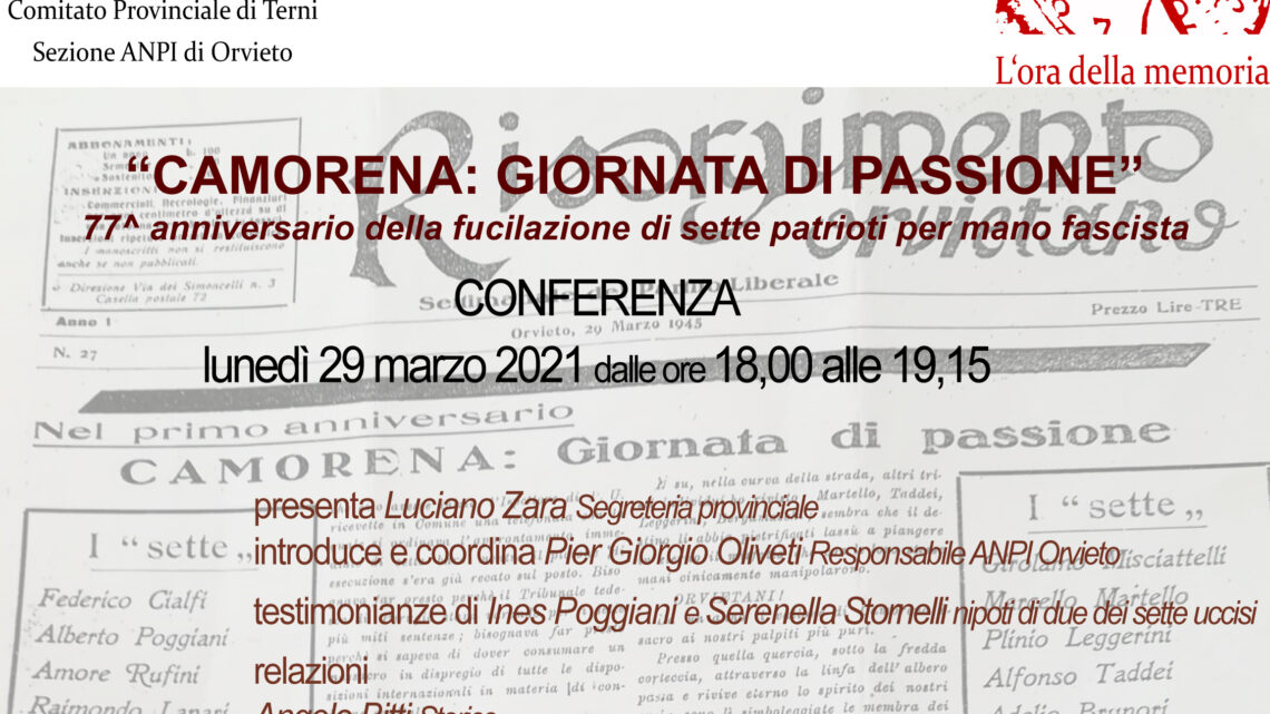 RICORDIAMO L’ECCIDIO DI CAMORENA