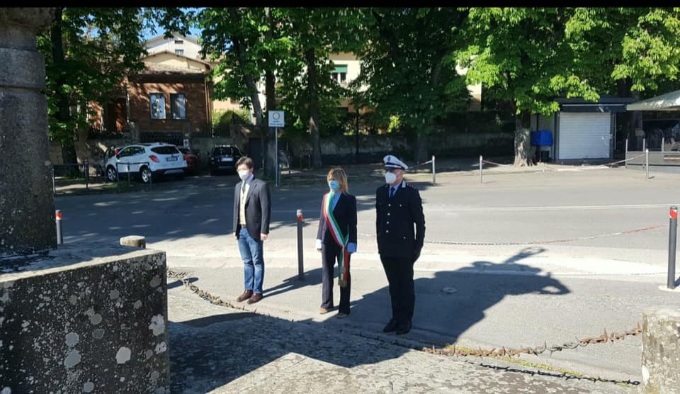 76° ANNIVERSARIO DELLA LIBERAZIONE. OMAGGIO AUTORITÀ COMUNALI AI LUOGHI SIMBOLO DELLA MEMORIA STORICA DELLA CITTÀ DI ORVIETO