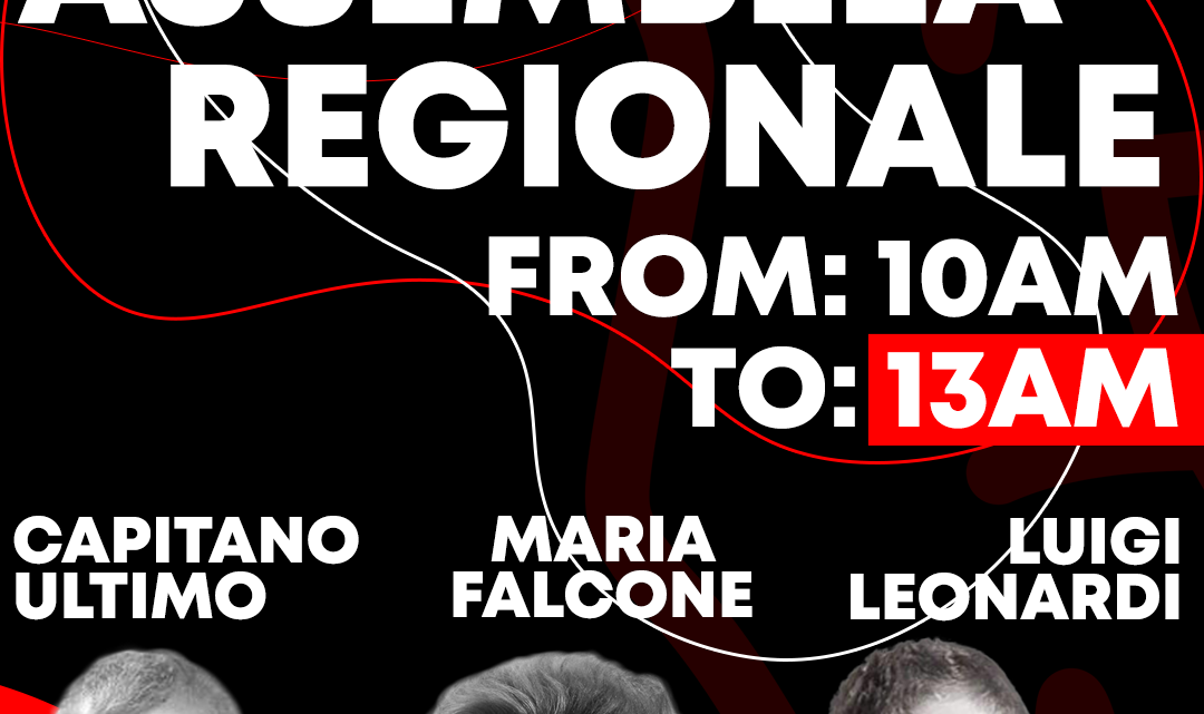 COMUNICATO STAMPA ASSEMBLEA REGIONALE SULLA MAFIA