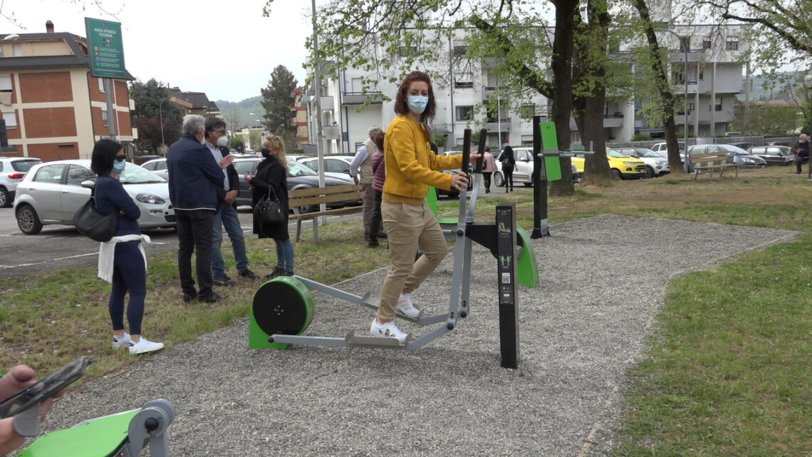 OGGI INAUGURATA A CICONIA NUOVA AREA FITNESS NEI GIARDINI COMUNALI DI VIA DEGLI ACERI