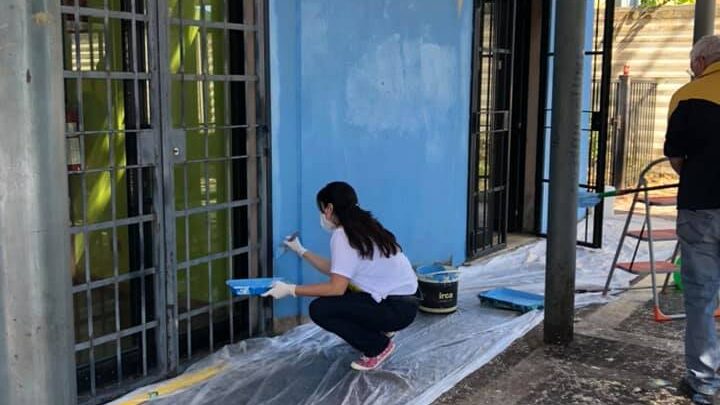 Terni, Rigenerazione urbana al terminal bus. E’ il 21esimo murales donato da “Bruna Vecchietti” e “Lo zoo di Simona”