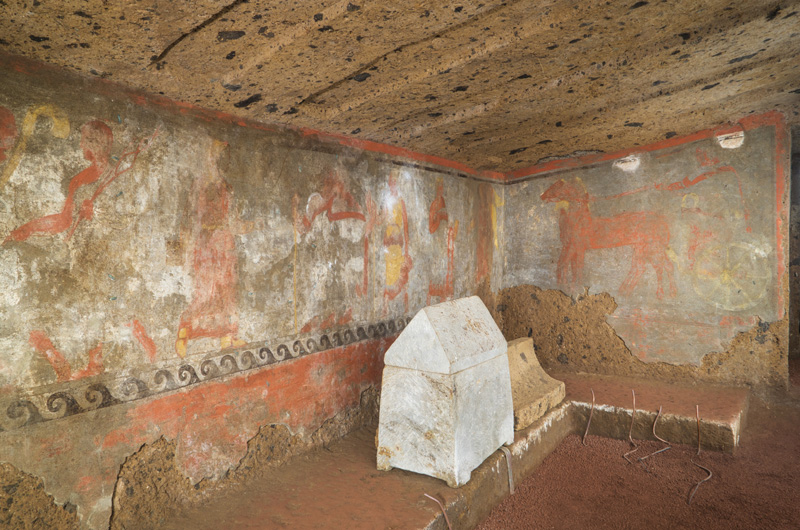 PORANO, DI NUOVO VISITABILE LA TOMBA ETRUSCA “HESCANAS”