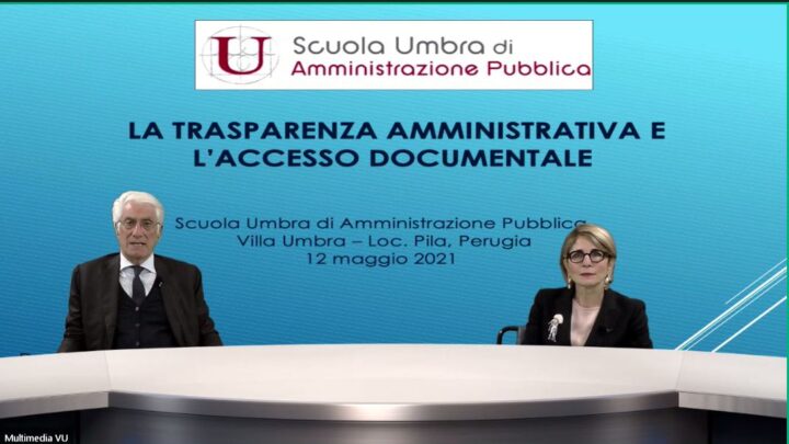 SCUOLA UMBRA AMMINISTRAZIONE PUBBLICA, OLTRE 200 ISCRITTI AL WEBINAR SU TRASPARENZA AMMINISTRATIVA E ACCESSO