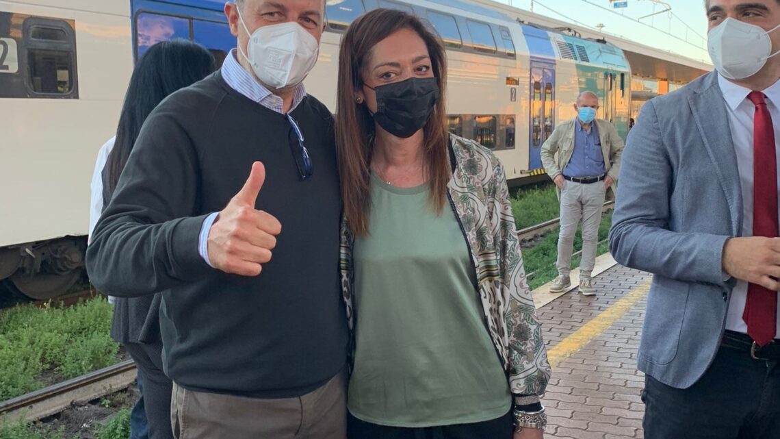 IL FRECCIAROSSA FERMA A ORTE: LA SODDISFAZIONE DI NEVI