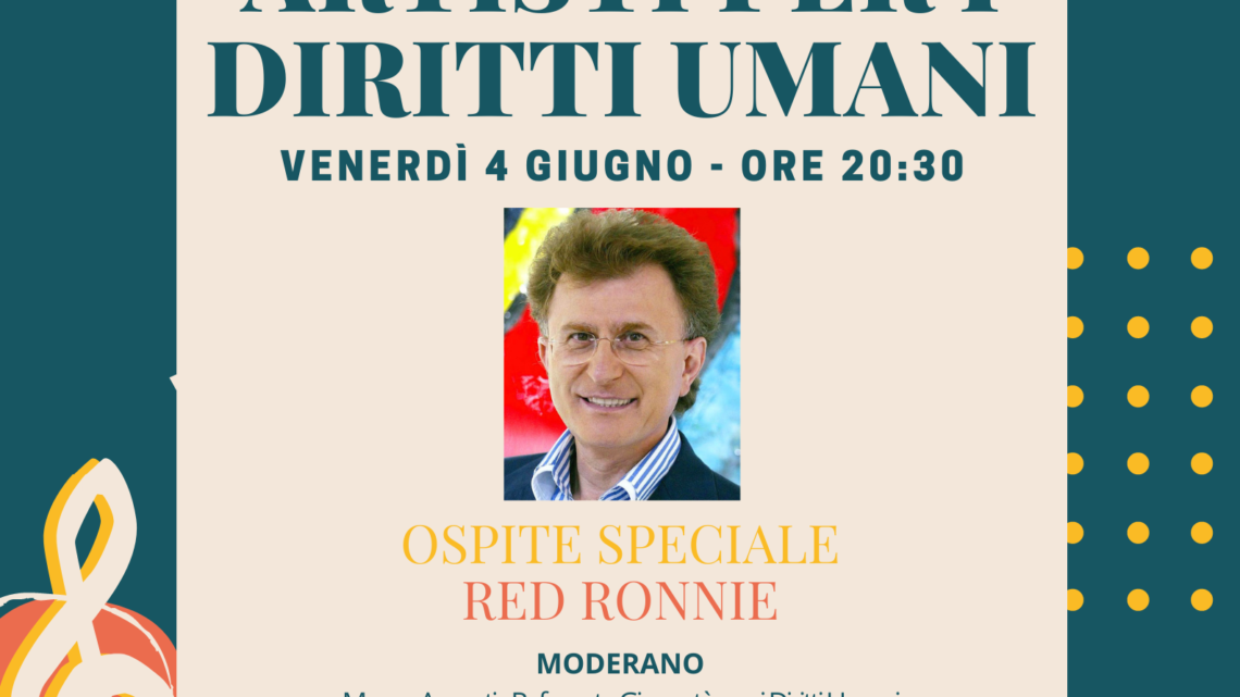 ARTISTI PER I DIRITTI UMANI  WEBINAR GRATUITO PER PROMUOVERE I 30 DIRITTI DELL’UOMO.