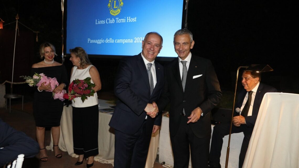 LIONS CLUB TERNI HOST – PAOLO ALUNNI PISTOLI NUOVO PRESIDENTE
