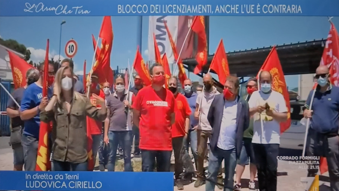 IL CASO SAVIT IN DIRETTA NAZIONALE SU LA7 A L’ARIA CHE TIRA: LA NOSTRA MOBILITAZIONE PROSEGUE