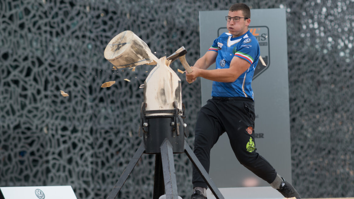 VELOCITÀ, POTENZA E PRECISIONE CON TIMBERSPORTS. L’ITALIA CON 4 ATLETI SARÀ LA DELEGAZIONE PIÙ NUMEROSA AL CAMPIONATO DEI DEI TAGLIALEGNA IL 31 LUGLIO A MONACO DI BAVIERA