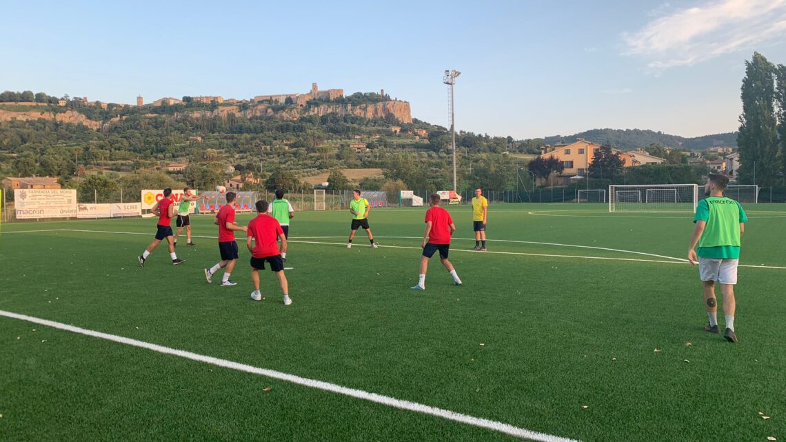ALLENAMENTO CONGIUNTO CON LA ROMEO MENTI PER L’ORVIETO FC