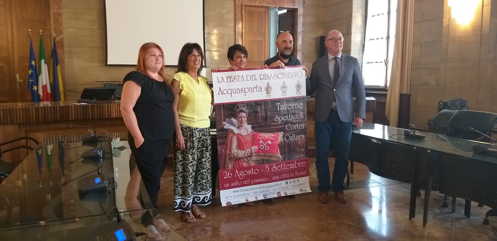 ACQUASPARTA, FESTA RINASCIMENTO TORNA IN PRESENZA DOPO STOP COVID: PRESENTATA IN PROVINCIA EDIZIONE 2021 DEDICATA A DANTE ALIGHIERI