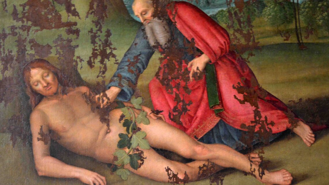 PINACOTECA COMUNALE DI CITTÀ DI CASTELLO, ANTEPRIMA MOSTRA RAFFAELLO: SVELATO MANIFESTO CON IL SAN SEBASTIANO DELLO STENDARDO RESTAURATO E LE OPERE CHE ARRIVERANNO PER L’ESPOSIZIONE