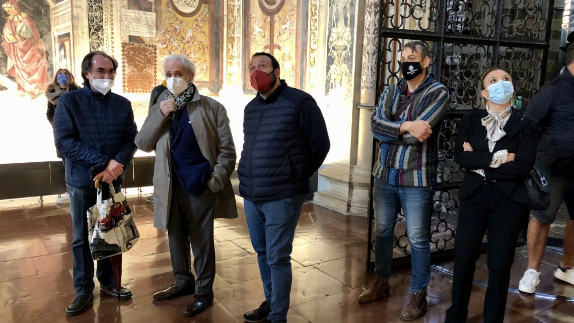 JOSE CARRERAS AD ORVIETO: SOPRALLUOGO AL TEATRO MANCINELLI E VISITA IN DUOMO