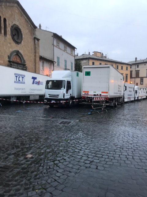RIPRESE CINEMATOGRAFICHE DEL FILM “IL PRINCIPE DI ROMA”. DISCIPLINA DELLA CIRCOLAZIONE DEI VEICOLI NEL CENTRO STORICO FINO AL 27 NOVEMBRE