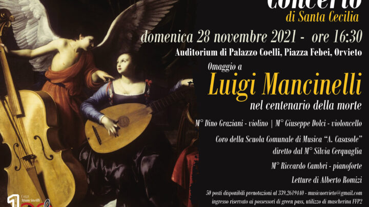 IL “PICCOLO CONCERTO DI SANTA CECILIA” CELEBRA LUIGI MANCINELLI