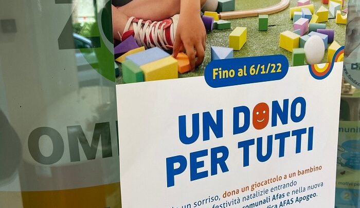 PRESENTATA L’INIZIATIVA “UN DONO PER TUTTI”