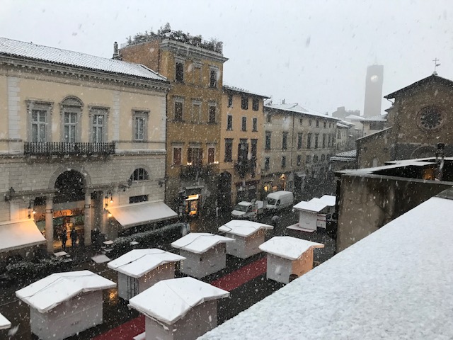 NEVE NELL’ORVIETANO: MEZZI USCITI PER IL CONTROLLO DEL TERRITORIO DOVE NEVICA A QUALSIASI QUOTA