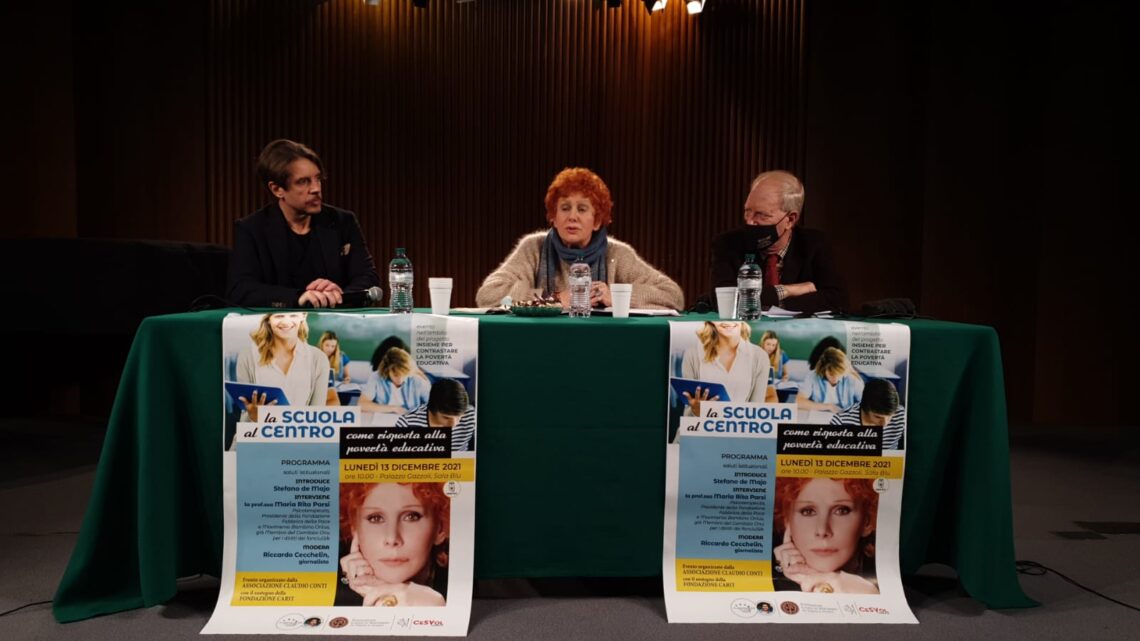 “LA SCUOLA DEVE DIVENTARE UN CENTRO CULTURALE POLIVALENTE APERTO TUTTO IL GIORNO”:  MARIA RITA PARSI INCONTRA GLI STUDENTI AL GAZZOLI
