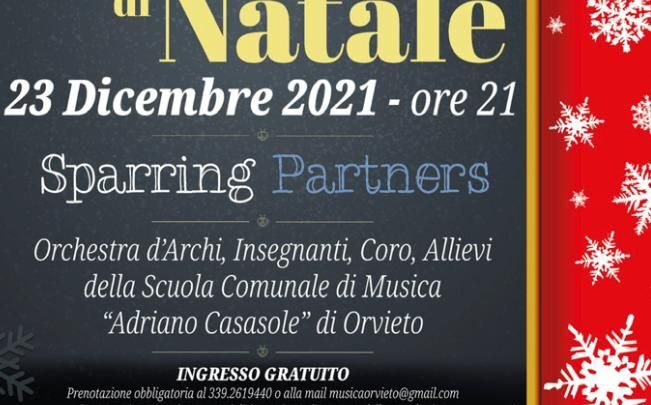 “CONCERTO DI NATALE” AL TEATRO MANCINELLI. GIOVEDÌ 23 DICEMBRE 2021 H 21:00