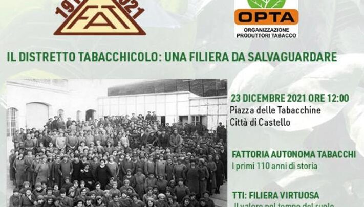 “IL DISTRETTO TABACCHICOLO: UNA FILIERA VIRTUOSA DA SALVAGUARDARE”