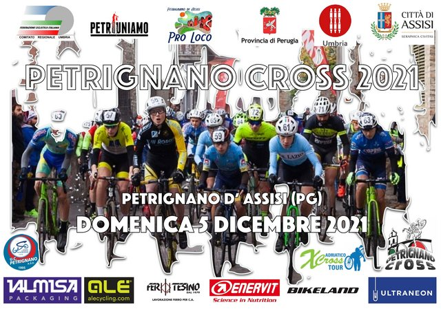 PETRIGNANO CROSS: DOMENICA 5 DICEMBRE IL CICLOCROSS “FATTO E CONFEZIONATO IN CASA” A PETRIGNANO D’ASSISI!
