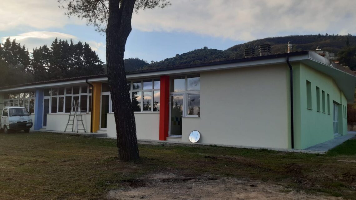 NARNI, TERMINATI LAVORI RIQUALIFICAZIONE SCUOLA INFANZIA SANTA LUCIA