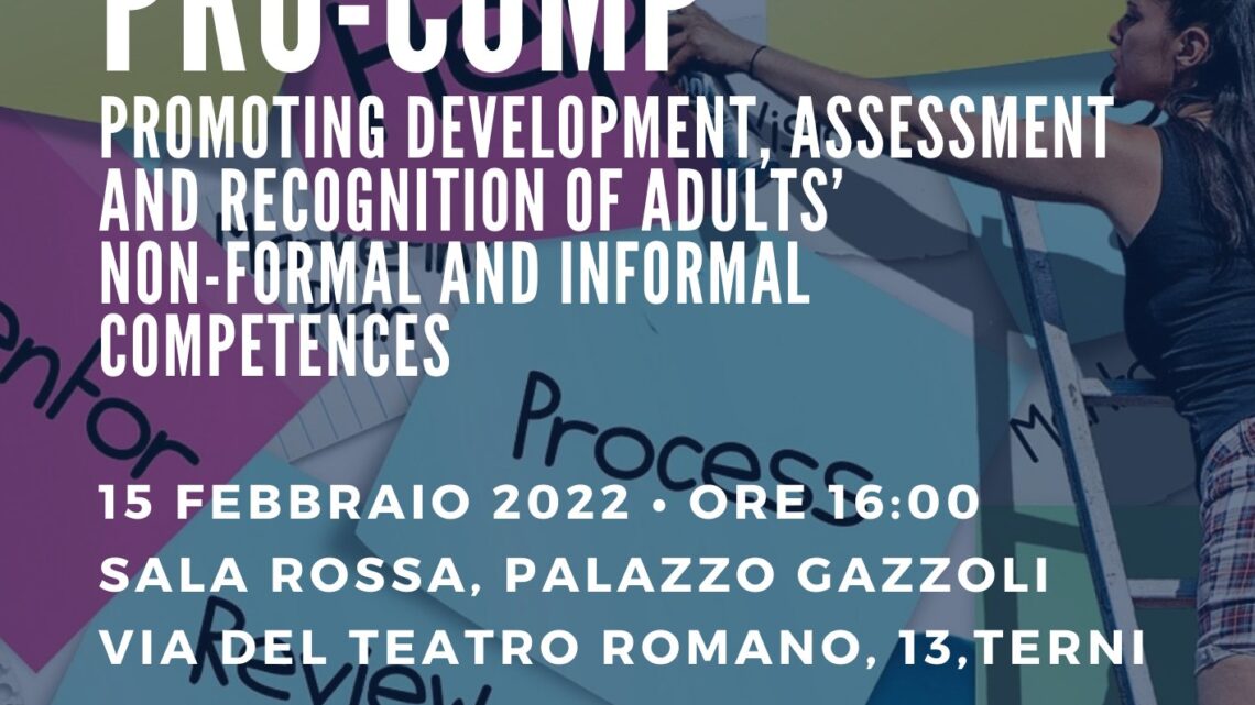 SI CONCLUDE A TERNI IL PROGETTO ERASMUS+ “PRO-COMP”:  “VALORIZZARE LE COMPETENZE PER FAVORIRE L’INCLUSIONE E LA VITA INDIPENDENTE”