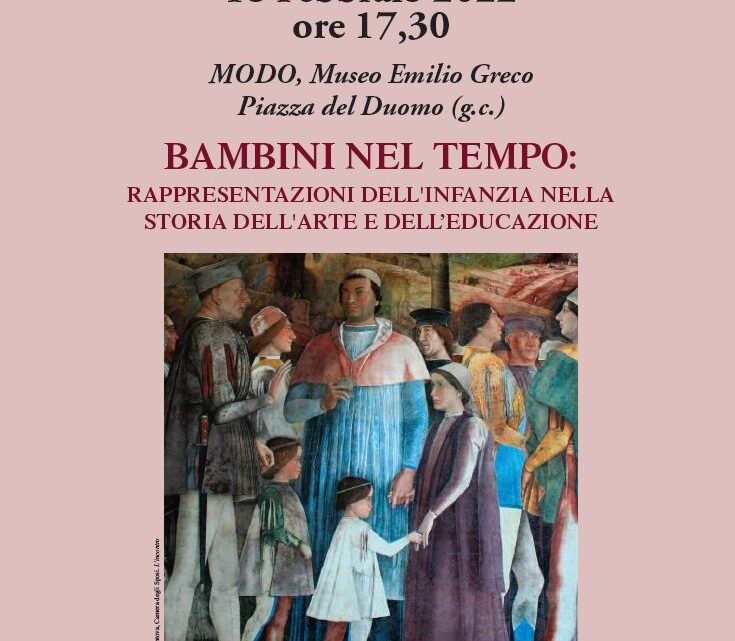 CONFERENZA ISAO “BAMBINI NEL TEMPO – RAPPRESENTAZIONI DELL’INFANZIA NELLA STORIA DELL’ARTE E DELL’EDUCAZIONE” DI MARIA CELESTE PIERANTONI