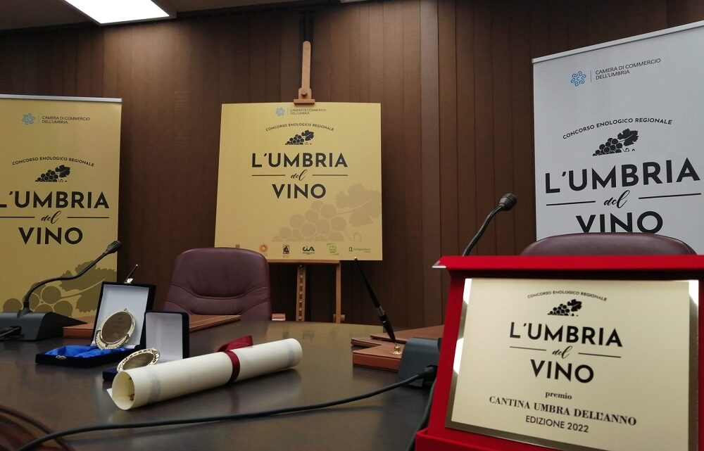 L’UMBRIA DEL VINO’, CERIMONIA DI PREMIAZIONE  DELLA PRIMA EDIZIONE DEL CONCORSO ENOLOGICO REGIONALE.