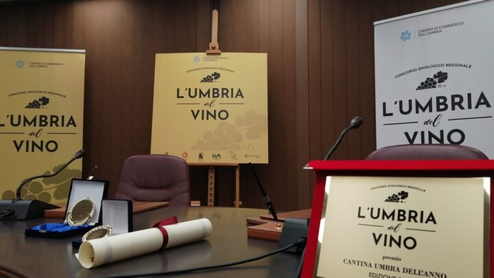 L’UMBRIA DEL VINO’, CERIMONIA DI PREMIAZIONE  DELLA PRIMA EDIZIONE DEL CONCORSO ENOLOGICO REGIONALE.
