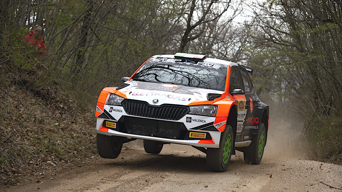 1° RALLY CITTA’ DI FOLIGNO:  VITTORIA VIBRANTE “CASALINGA” PER FRANCESCO FANARI