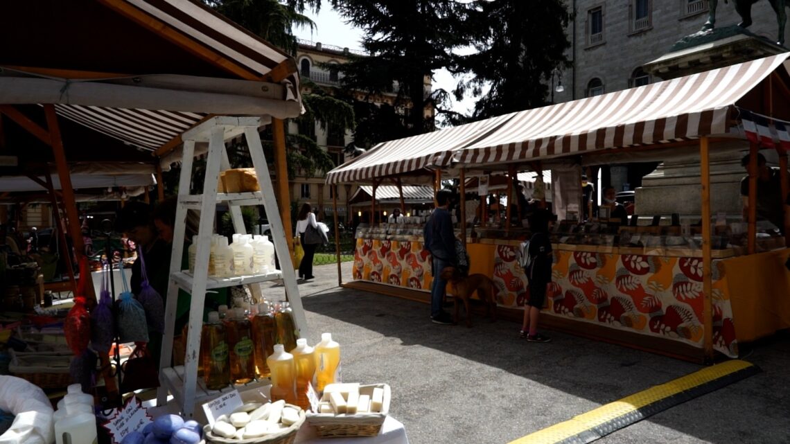 IN CENTRO STORICO A PERUGIA INAUGURATA LA GRANDE FIERA DI PASQUA