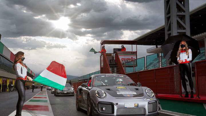 AL MUGELLO SCATTA IL PORSCHE CLUB GT CON IL PERUGINO MARTINI IN GARA