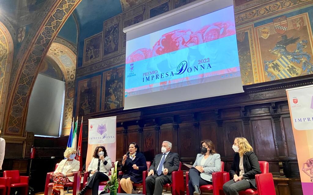 PREMIO IMPRESA DONNA CITTÀ DI PERUGIA, RICONOSCIMENTI ALLE DONNE DI CONFIMI INDUSTRIA UMBRIA