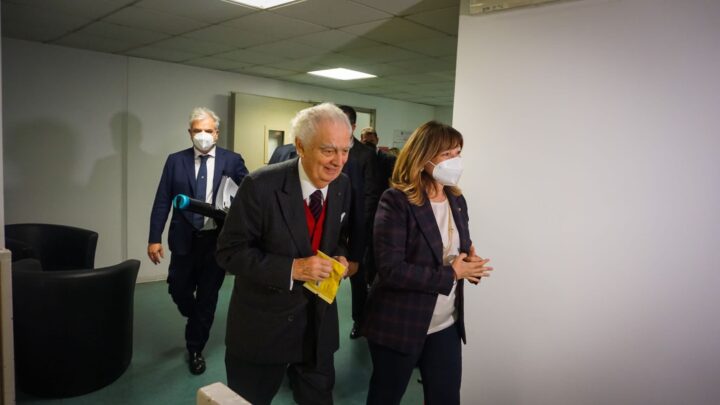PIANO INDUSTRIALE DECARBONIZZAZIONE ACCIAI SPECIALI TERNI, PRESIDENTE TESEI RICEVE IN REGIONE IL PRESIDENTE DI FINARVEDI GIOVANNI ARVEDI