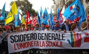 SCIOPERO GENERALE DELLA SCUOLA IL 30 MAGGIO.