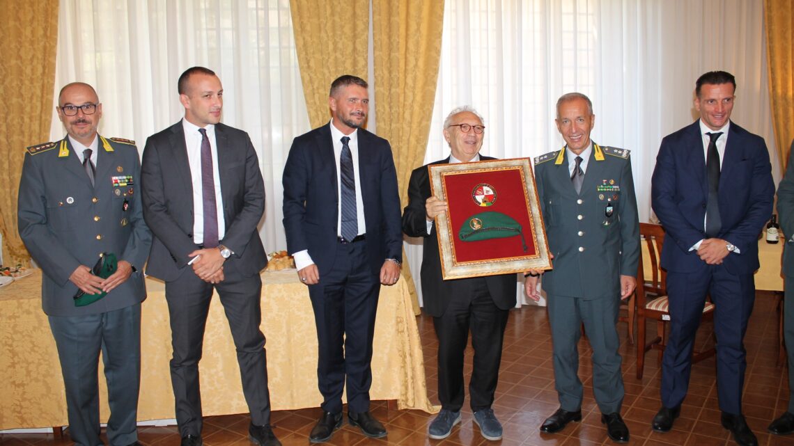 IL MINISTRO DELL’ISTRUZIONE PROF. PATRIZIO BIANCHI  IN VISITA ALLA SCUOLA ADDESTRAMENTO DI SPECIALIZZAZIONE DI ORVIETO.