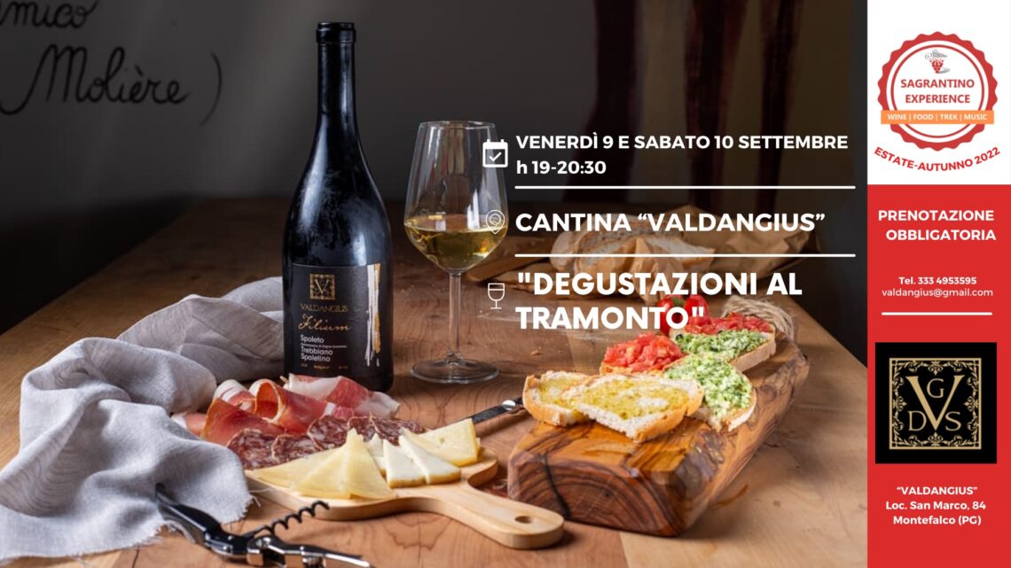 ‘DEGUSTAZIONI AL TRAMONTO’ E ATMOSFERE ROMANTICHE CON SAGRANTINO EXPERIENCE