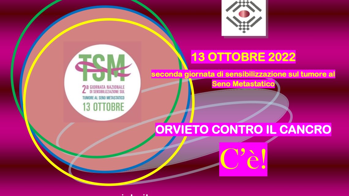 O.C.C. – ORVIETO CONTRO IL CANCRO IN PIAZZA l’8 OTTOBRE  PER LA GIORNATA NAZIONALE DI SENSIBILIZZAZIONE SUL TUMORE METASTATICO E BENEDIZIONE DEL NUOVO PULMINO PER I PAZIENTI ONCOLOGICI.
