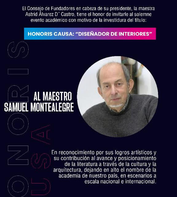 LAUREA HONORIS CAUSA PER IL MAESTRO SAMUEL MONTEALEGRE