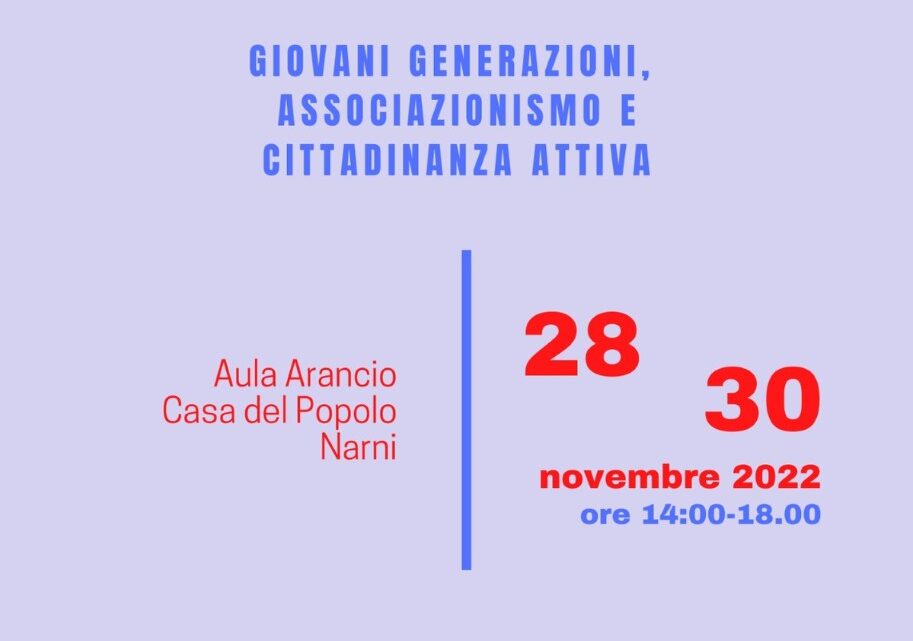 NARNI, FOCUS SU GIOVANI E VOLONTARIATO CON GLI STUDENTI DELL’UNIVERSITÀ DI PERUGIA:  IL PERCORSO DEL DIPARTIMENTO DI FILOSOFIA E DEL CESVOL 