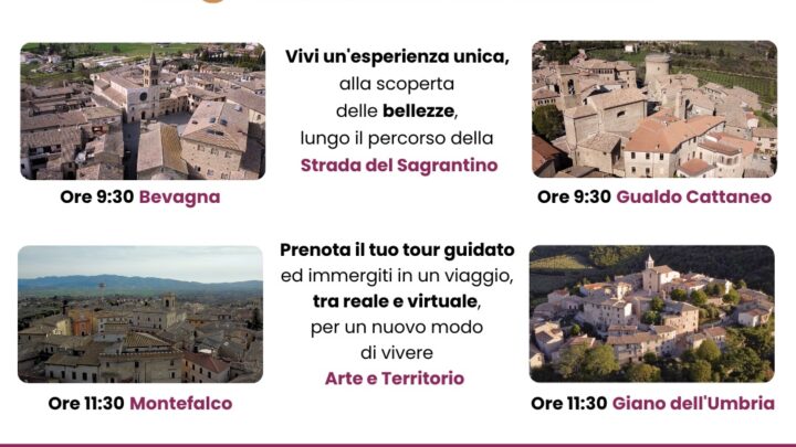 ‘SAGRANTINO CULTURAL IMMERSIVE EXPERIENCE’, PRENDE IL VIA IL PROGETTO