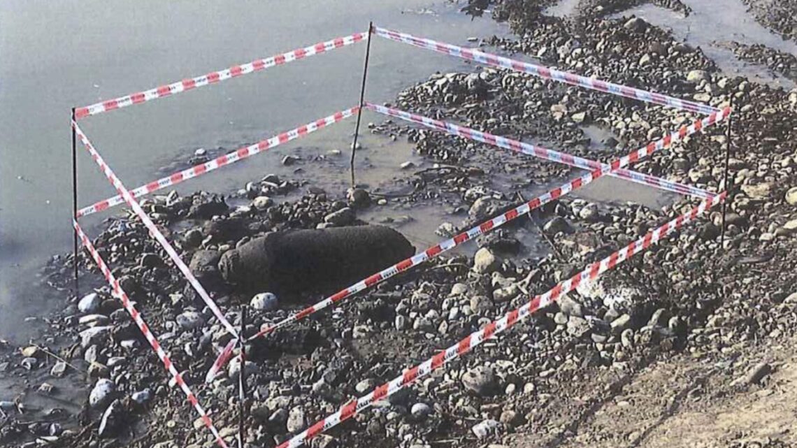 AVVERRÀ DOMENICA 20 NOVEMBRE IL BRILLAMENTO DELLA BOMBA DA 500 LIBBRE RINVENUTA IN LOCALITÀ CICONIA AD ORVIETO DURANTE I LAVORI SISTEMAZIONE ALVEO DEL FIUME PAGLIA